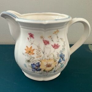 Vintage Floral Ceramic Creamer Made in Japan Cute Country creamer